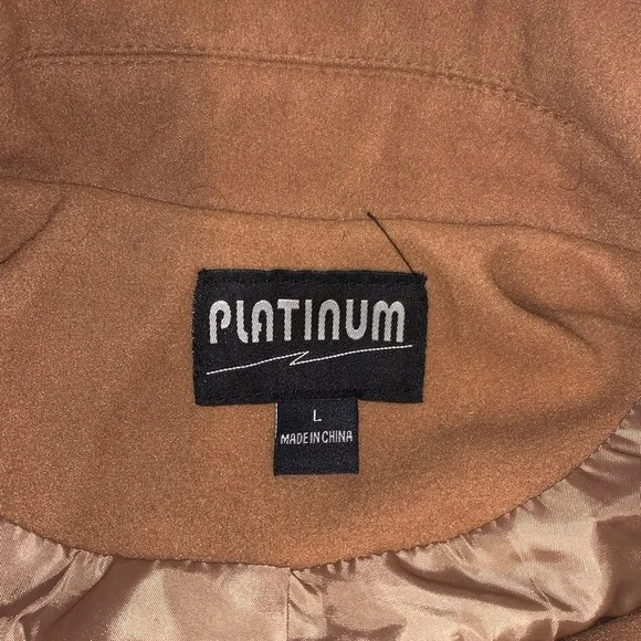 Women’s Brown Peacoat - Picture 2 of 3